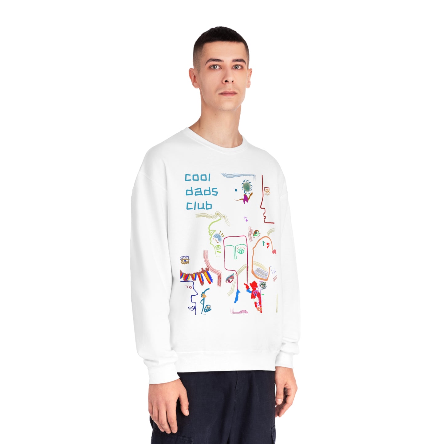 Picasso Cool Dads Club Crewneck Sweatshirt