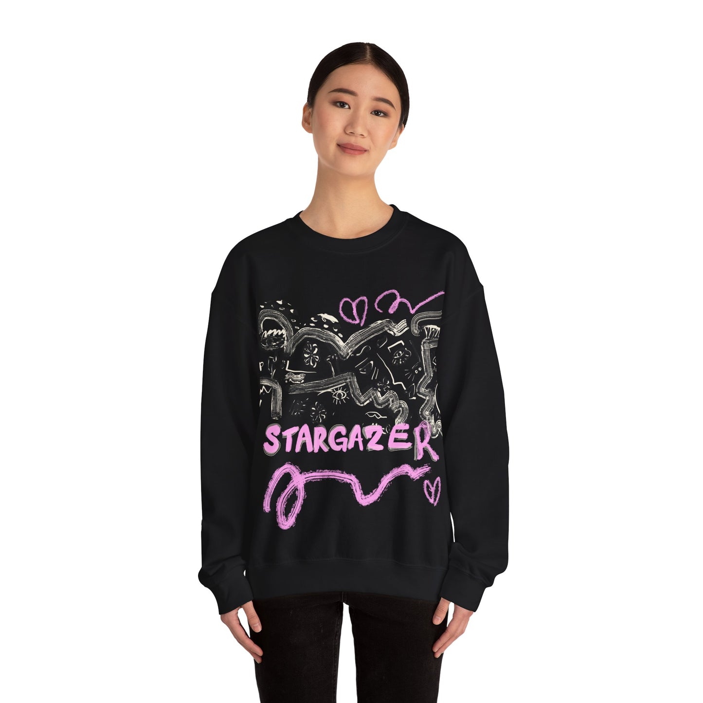 Stargazer Unisex Heavy Blend Crewneck Sweatshirt