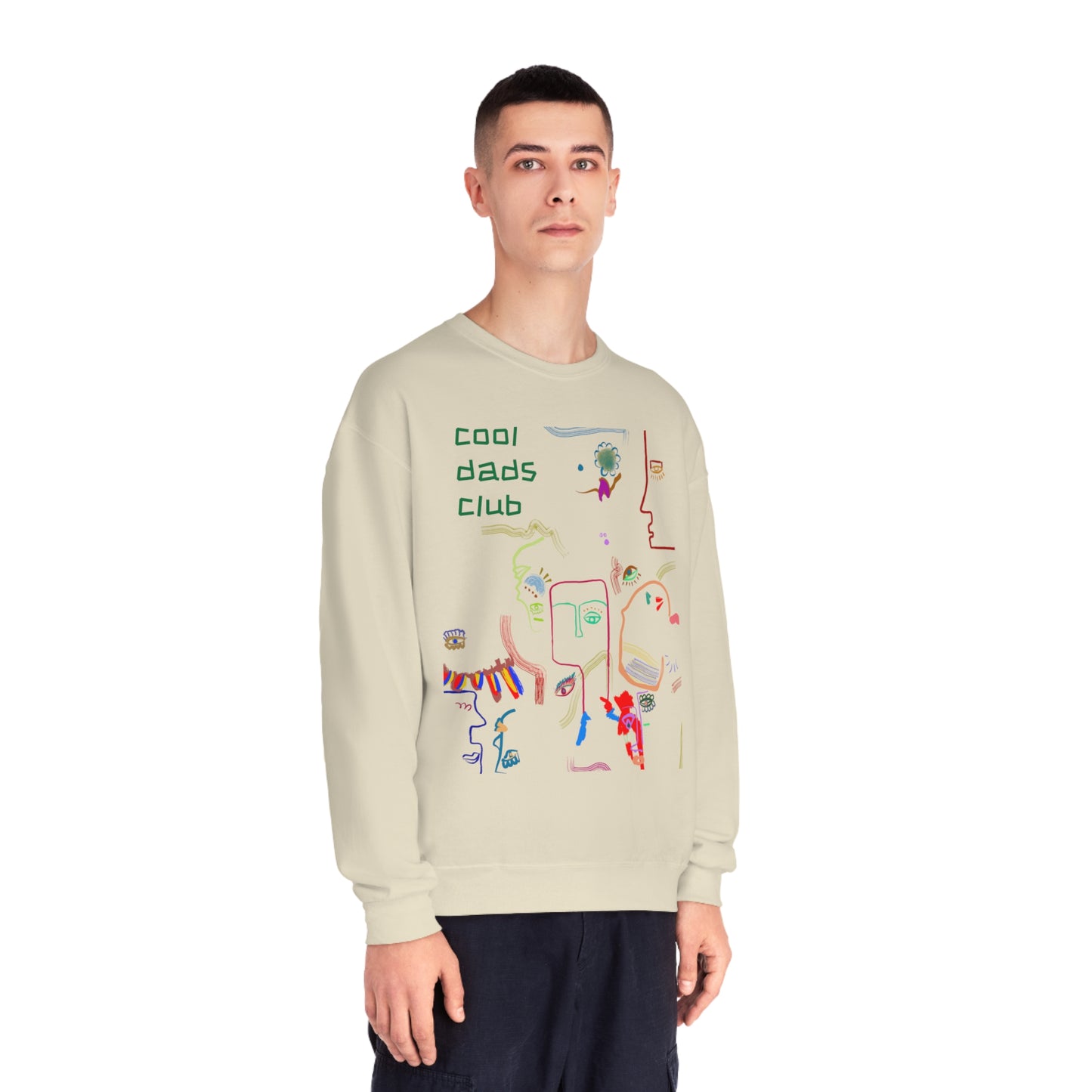 Picasso Cool Dads Club Crewneck Sweatshirt