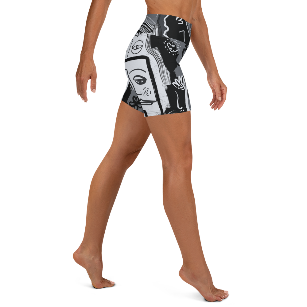 Picasso Yoga Shorts