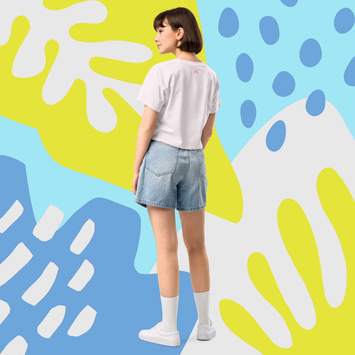 You are made to bloom crop top