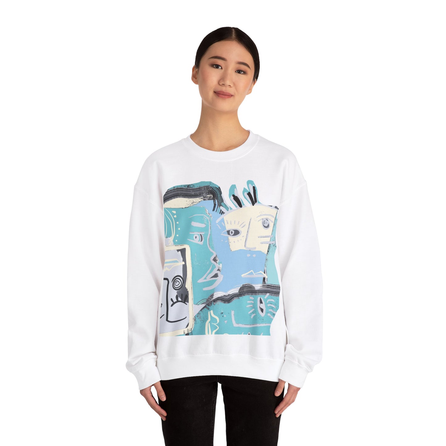 Picasso Surf Crewneck Sweatshirt - Unisex