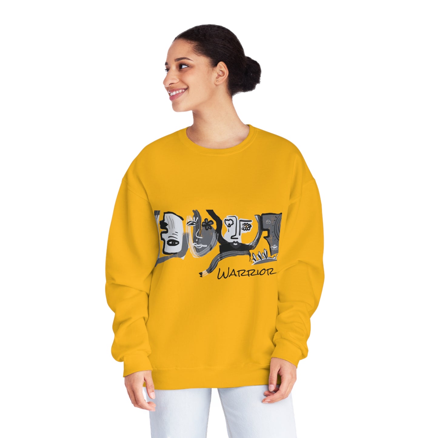 Picasso Warrior Crewneck Sweatshirt - Unisex