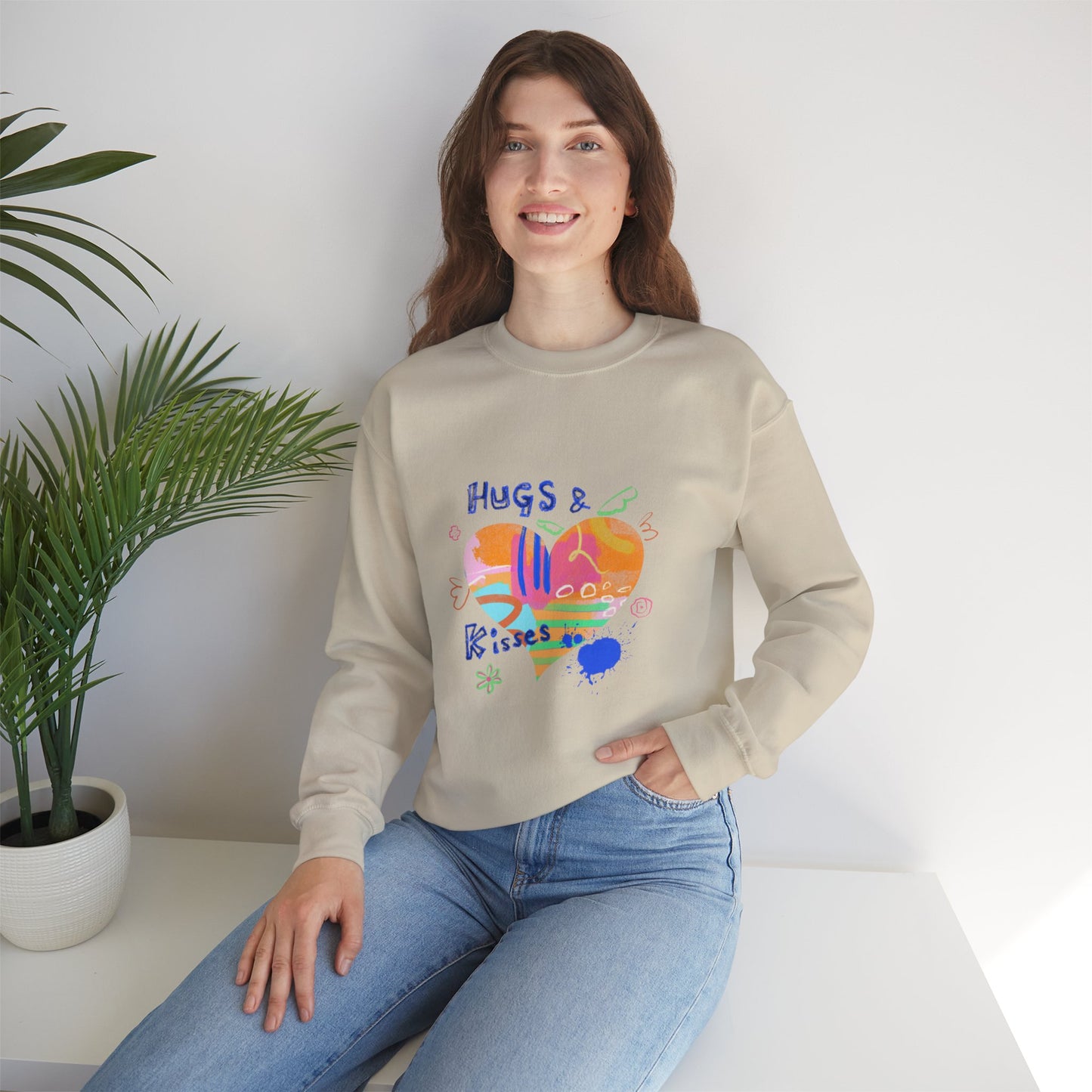 Hugs and Kisses Crewneck Sweatshirt