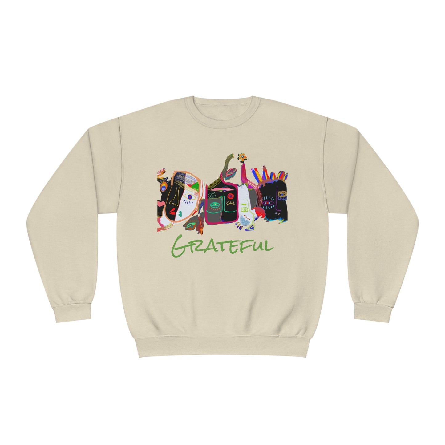 Picasso Midnight Grateful Crewneck Sweatshirt - Unisex