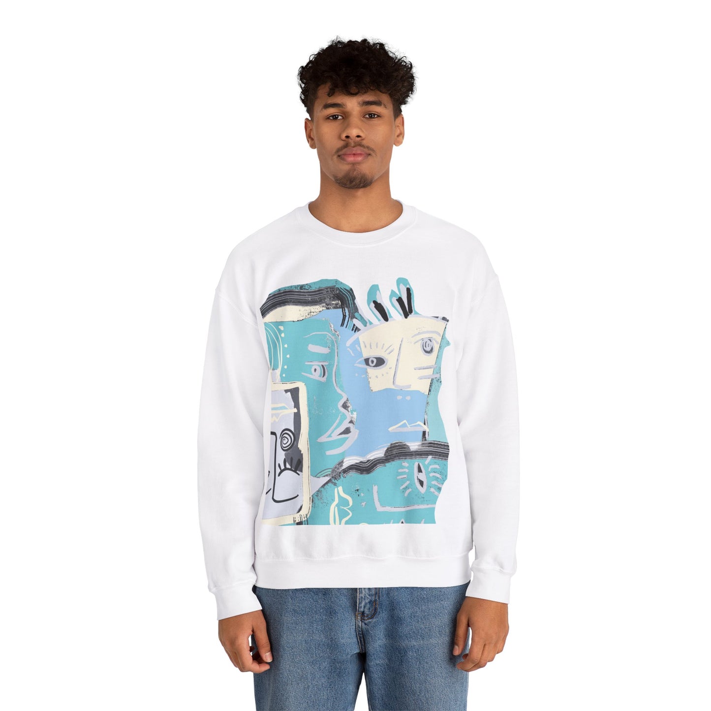 Picasso Surf Crewneck Sweatshirt - Unisex