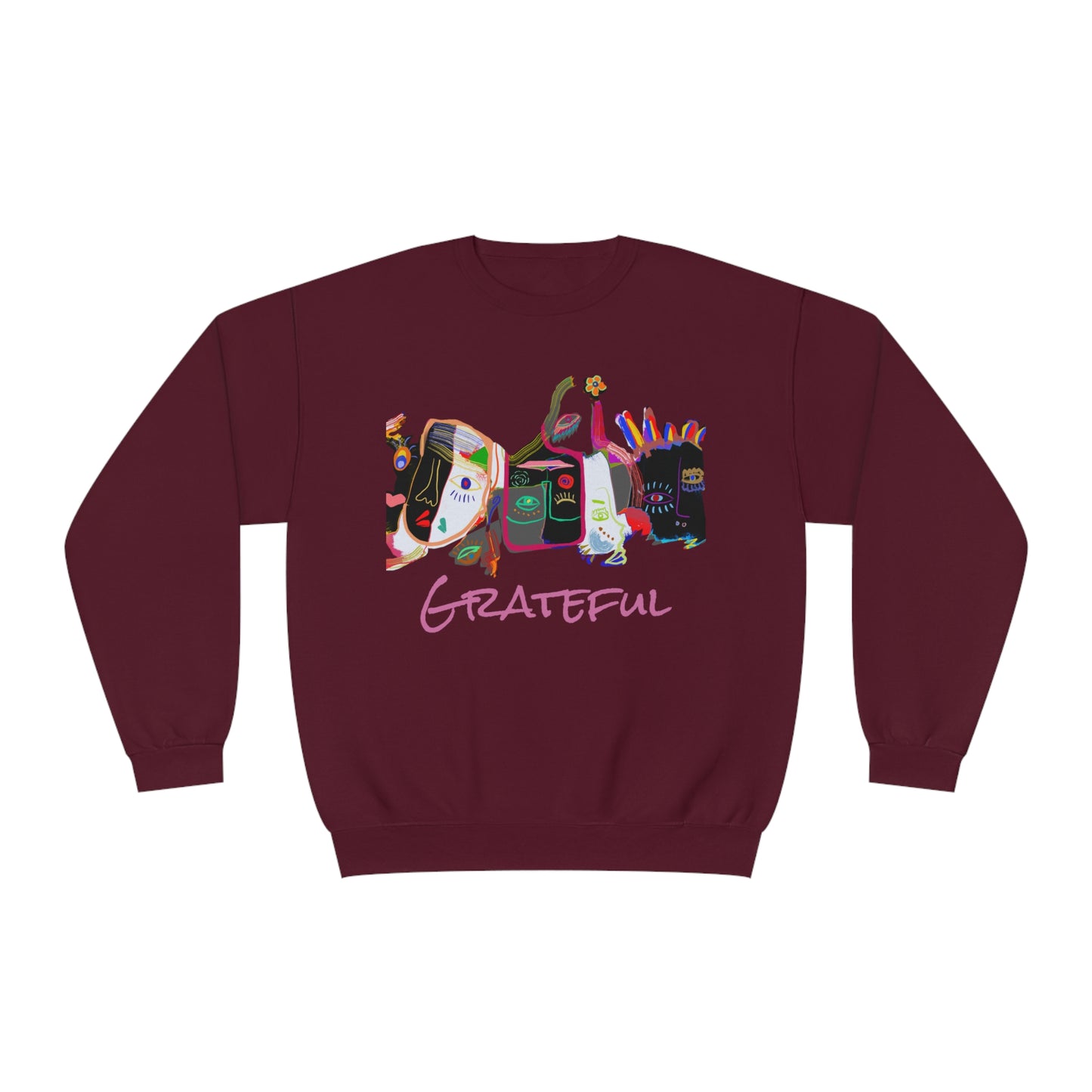 Picasso Midnight Grateful Crewneck Sweatshirt - Unisex