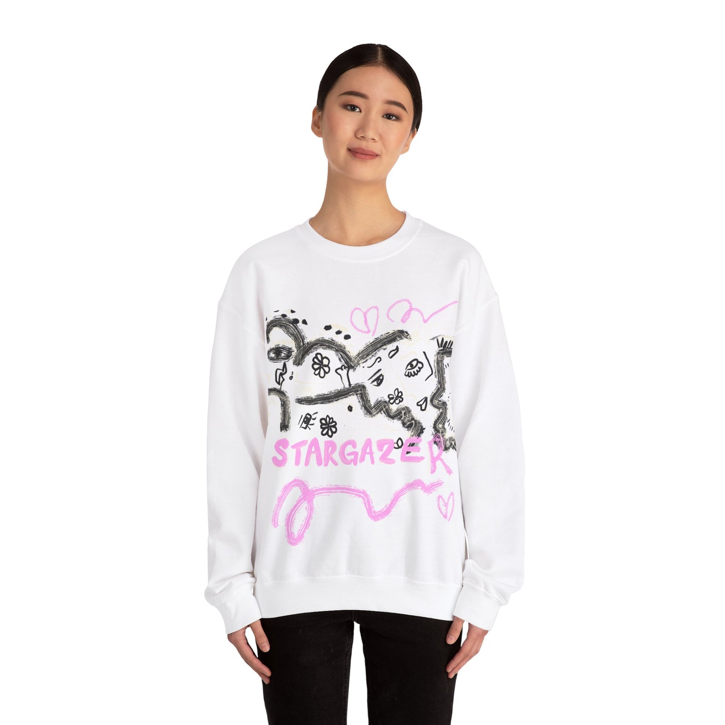 Stargazer Unisex Heavy Blend Crewneck Sweatshirt