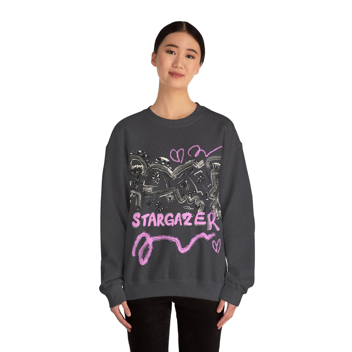 Stargazer Unisex Heavy Blend Crewneck Sweatshirt