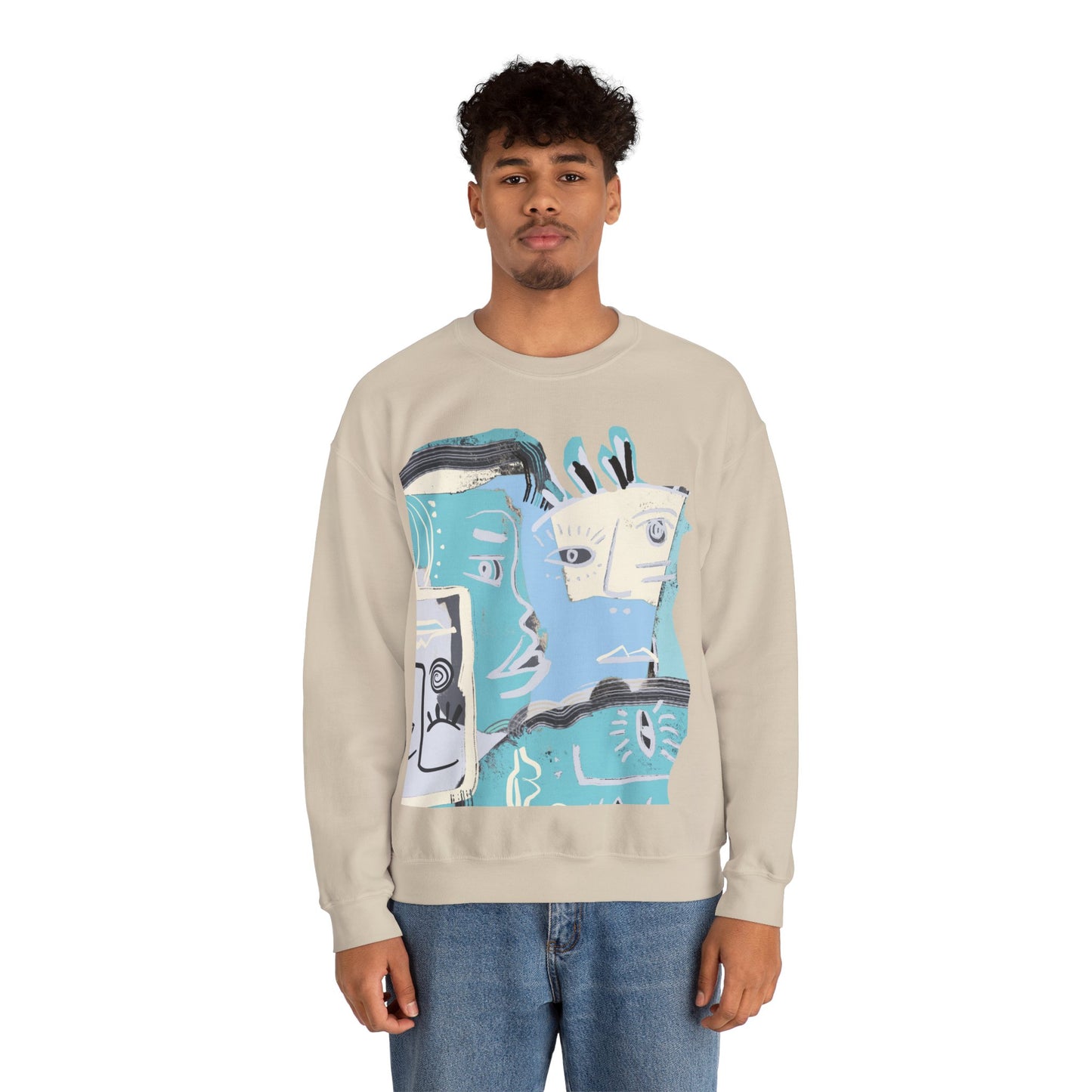 Picasso Surf Crewneck Sweatshirt - Unisex