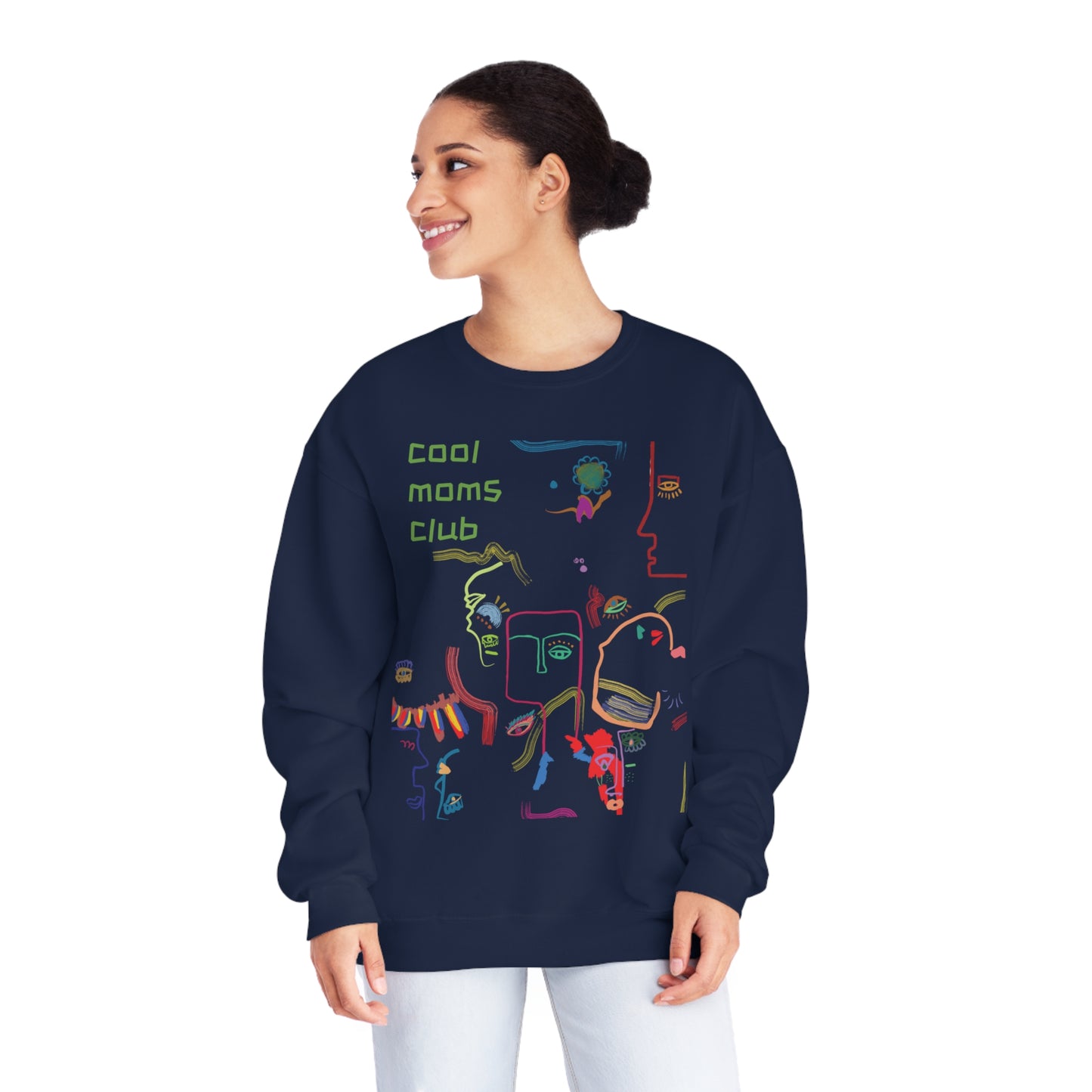 Picasso Cool Moms Club Crewneck Sweatshirt