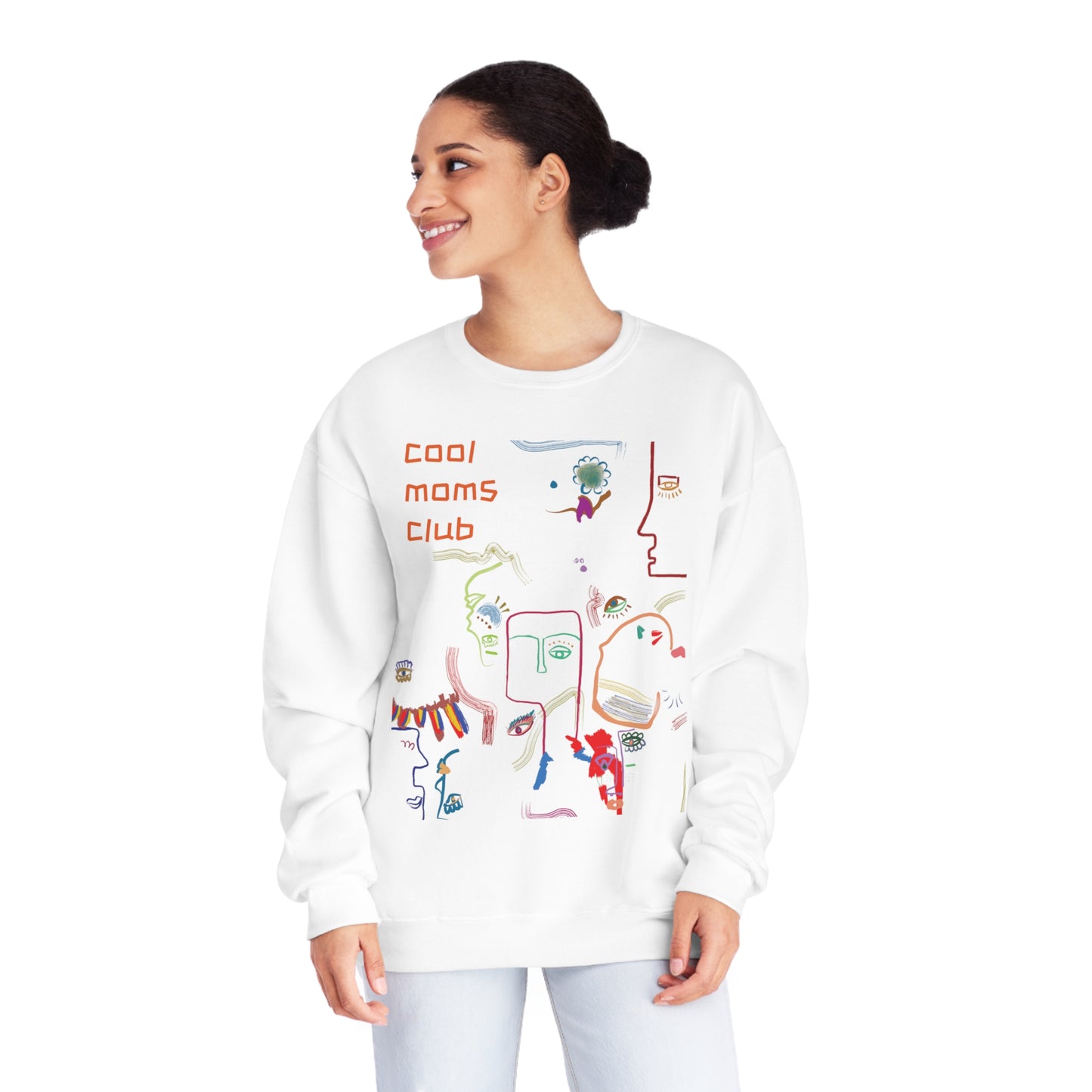 Picasso Cool Moms Club Crewneck Sweatshirt