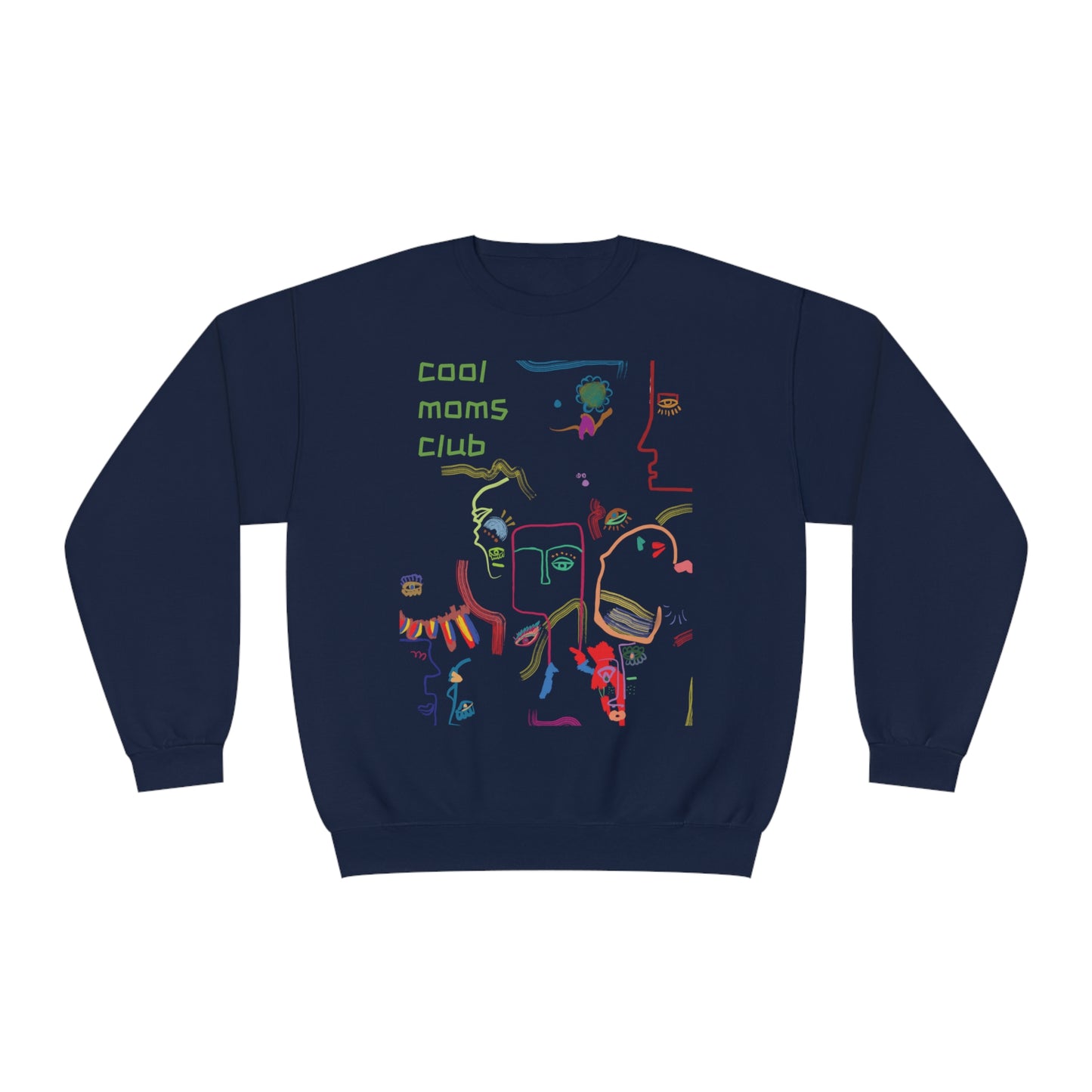 Picasso Cool Moms Club Crewneck Sweatshirt