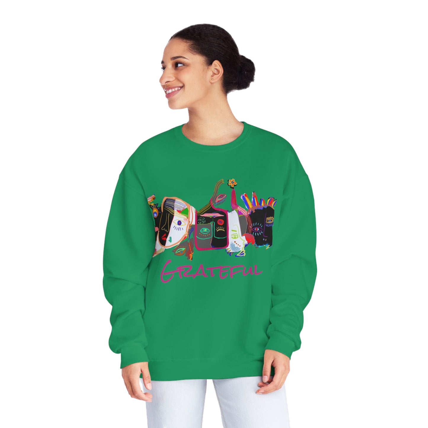 Picasso Midnight Grateful Crewneck Sweatshirt - Unisex