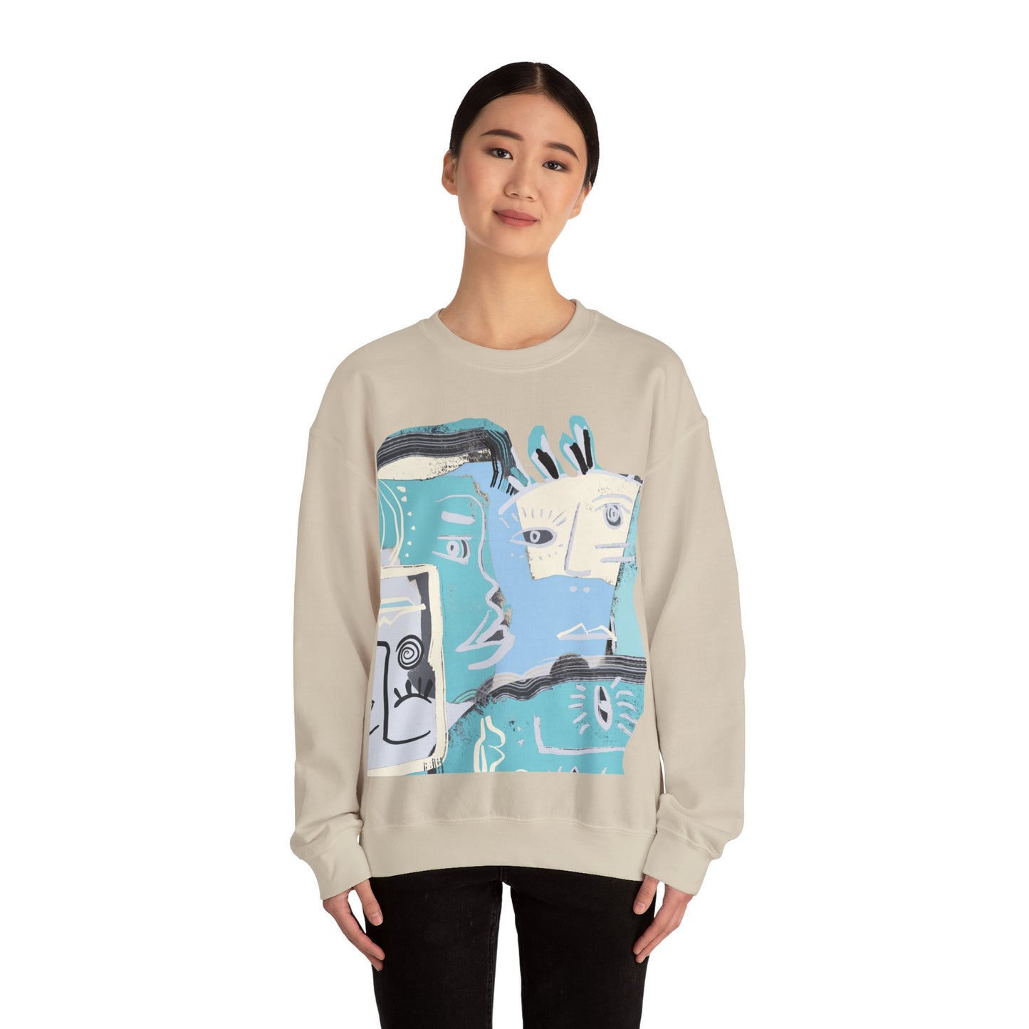 Picasso Surf Crewneck Sweatshirt - Unisex