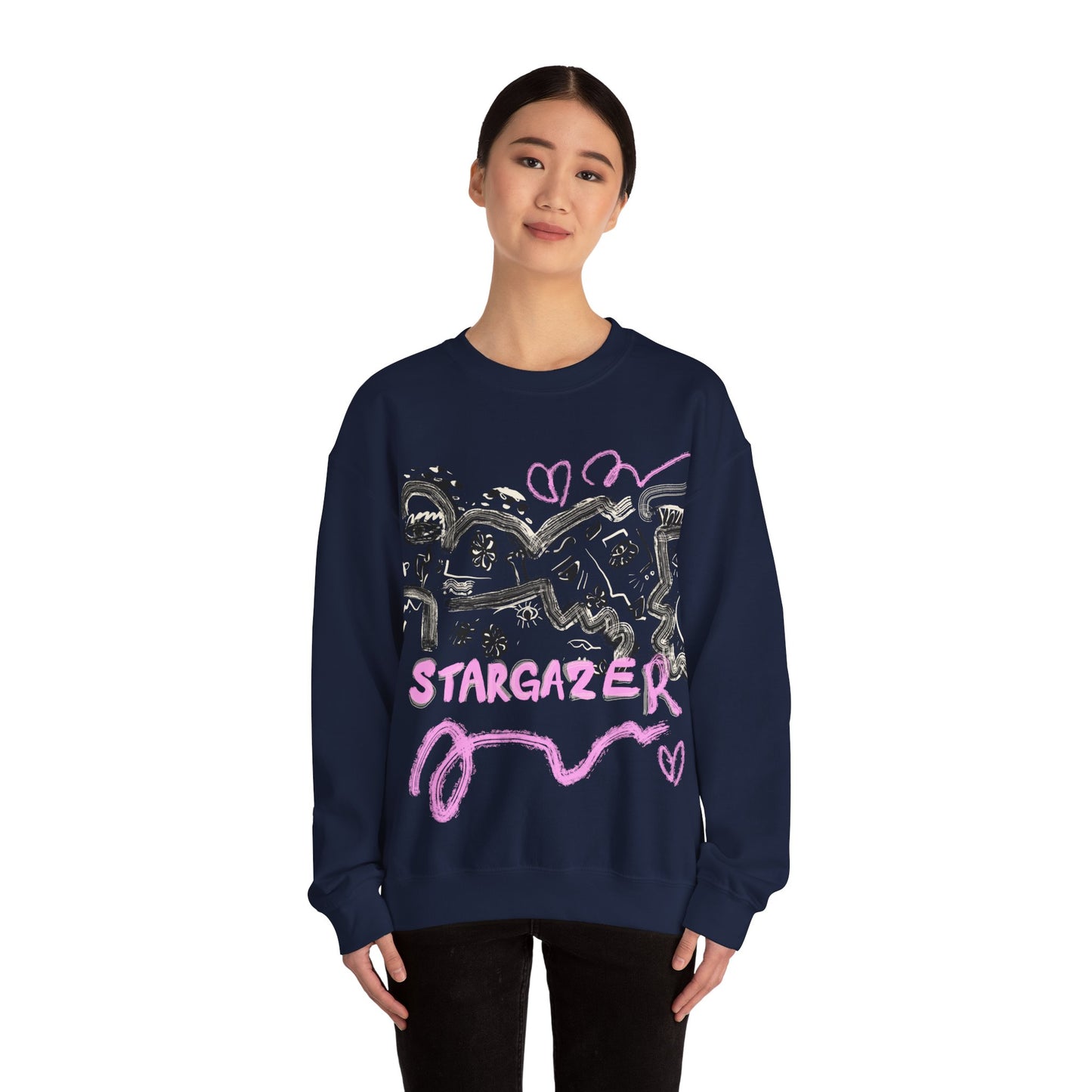 Stargazer Unisex Heavy Blend Crewneck Sweatshirt