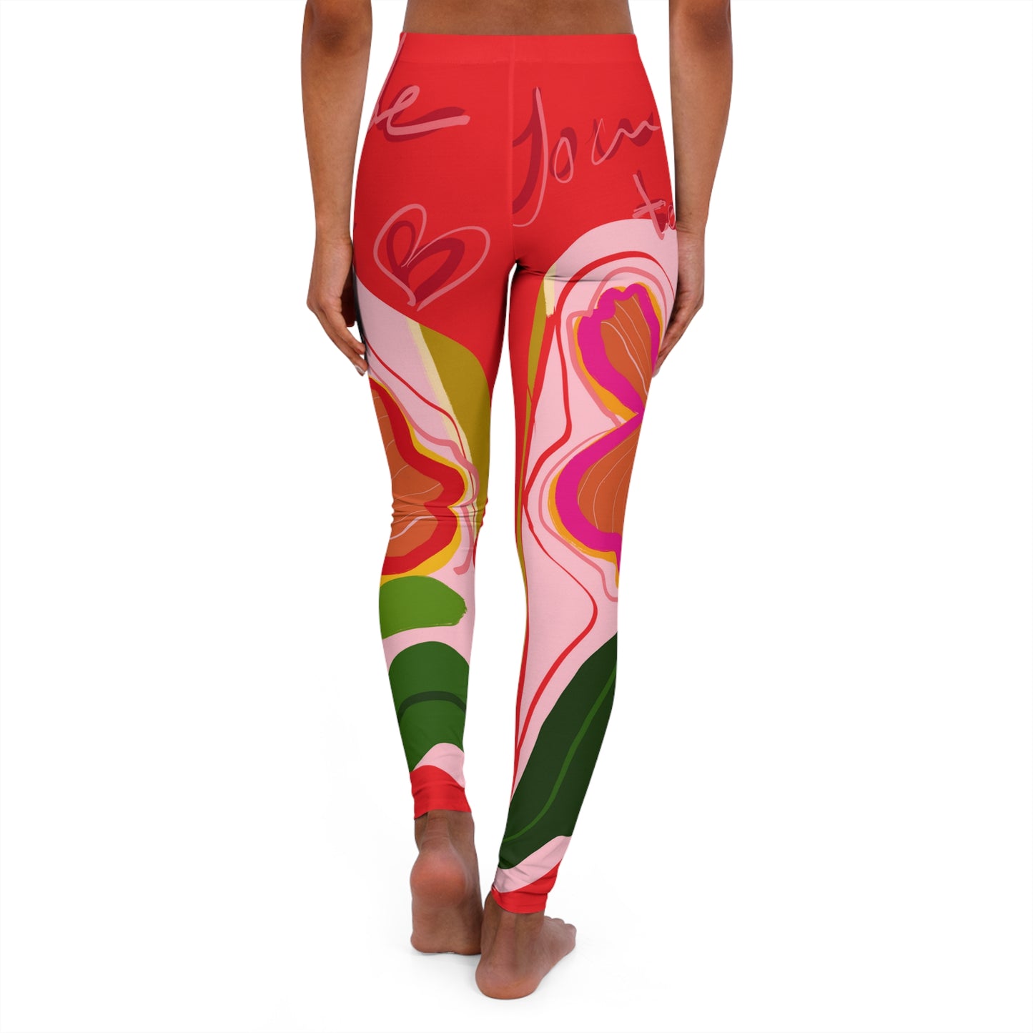 You're made to Bloom Spandex Yoga Leggings