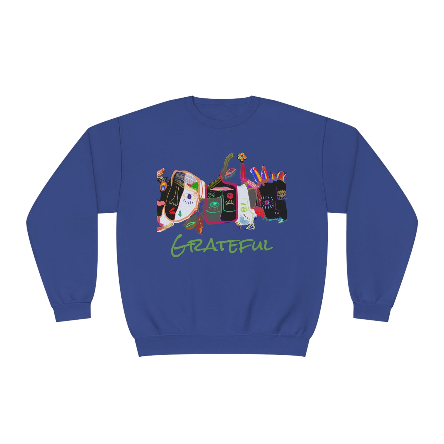 Picasso Midnight Grateful Crewneck Sweatshirt - Unisex