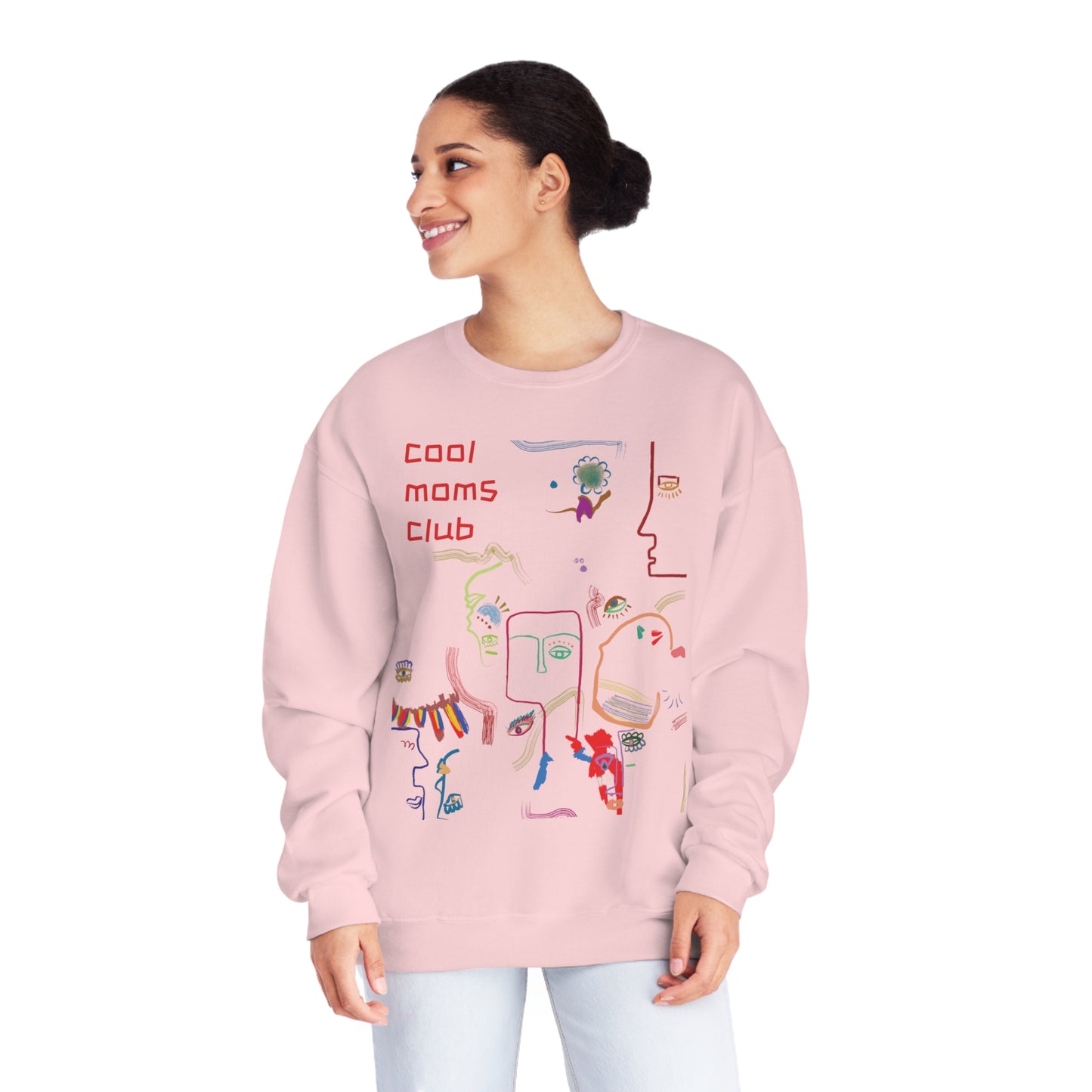 Picasso Cool Moms Club Crewneck Sweatshirt