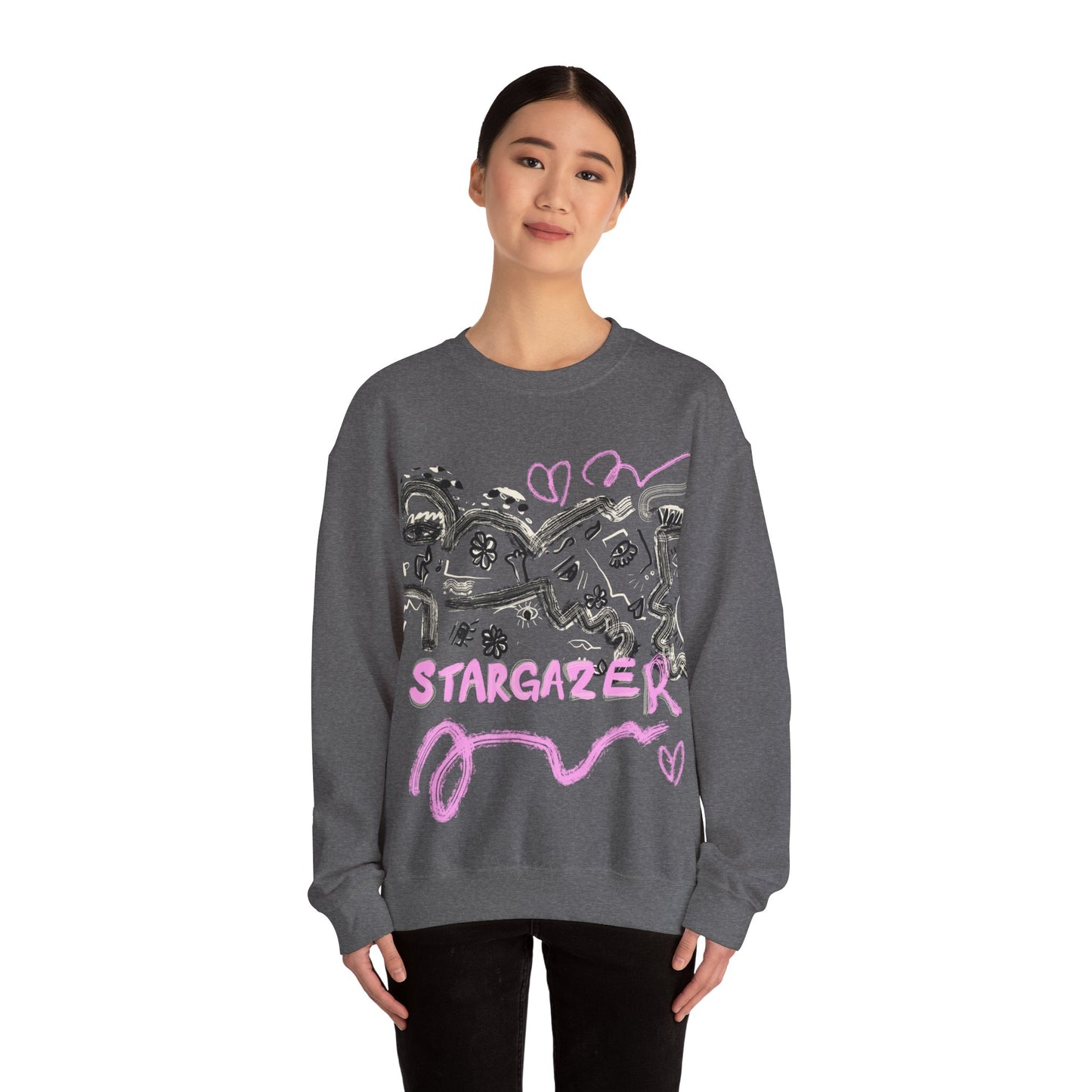 Stargazer Unisex Heavy Blend Crewneck Sweatshirt