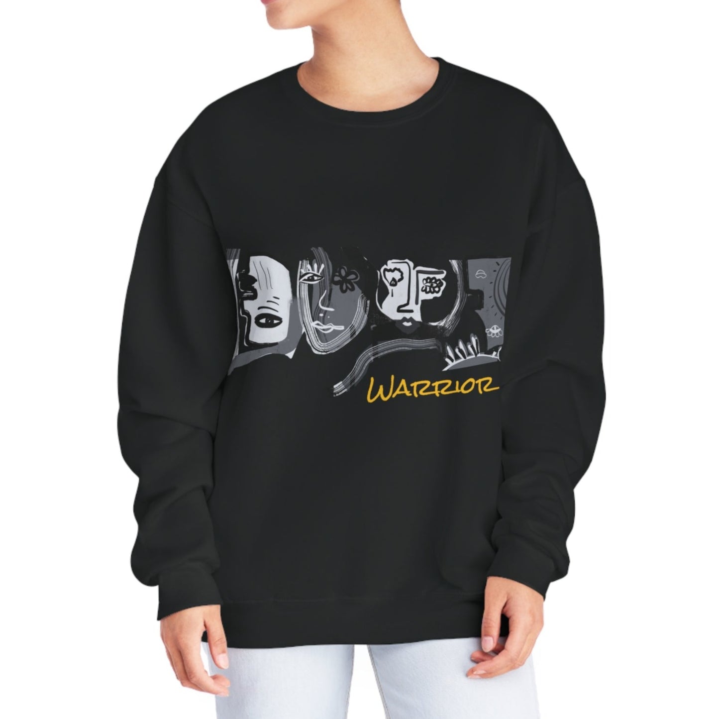 Picasso Warrior Crewneck Sweatshirt - Unisex