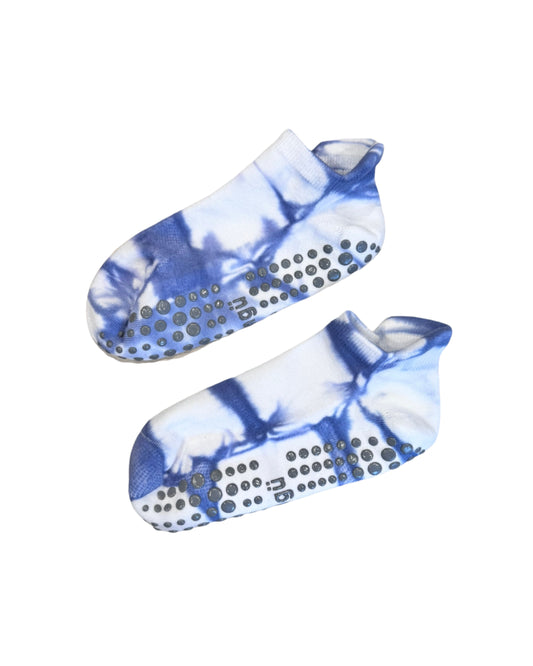 Cornflower Blue Grip Ankle Socks