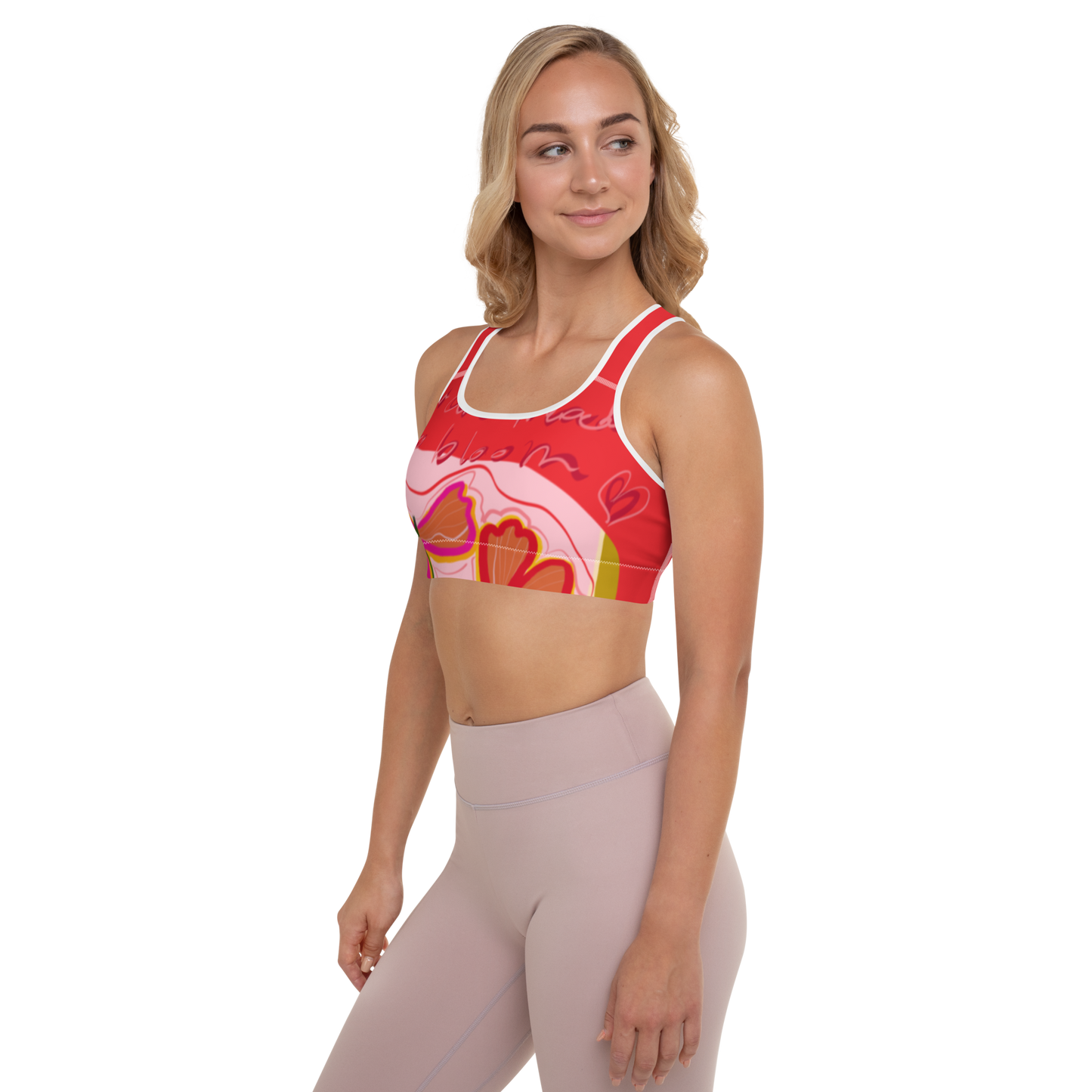 You are made to Bloom Padded Sports Bra