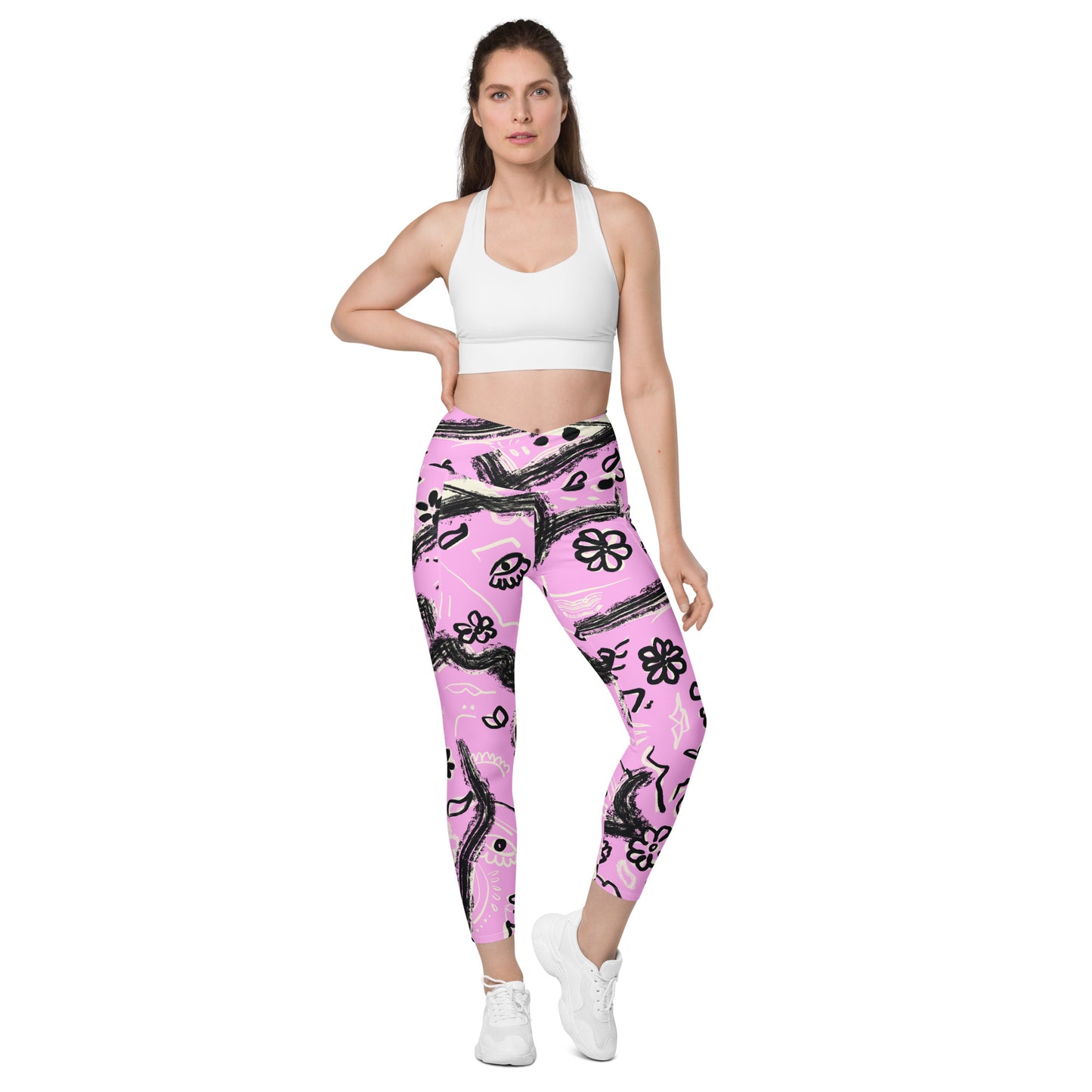 Stargazer Crossover leggings with pockets