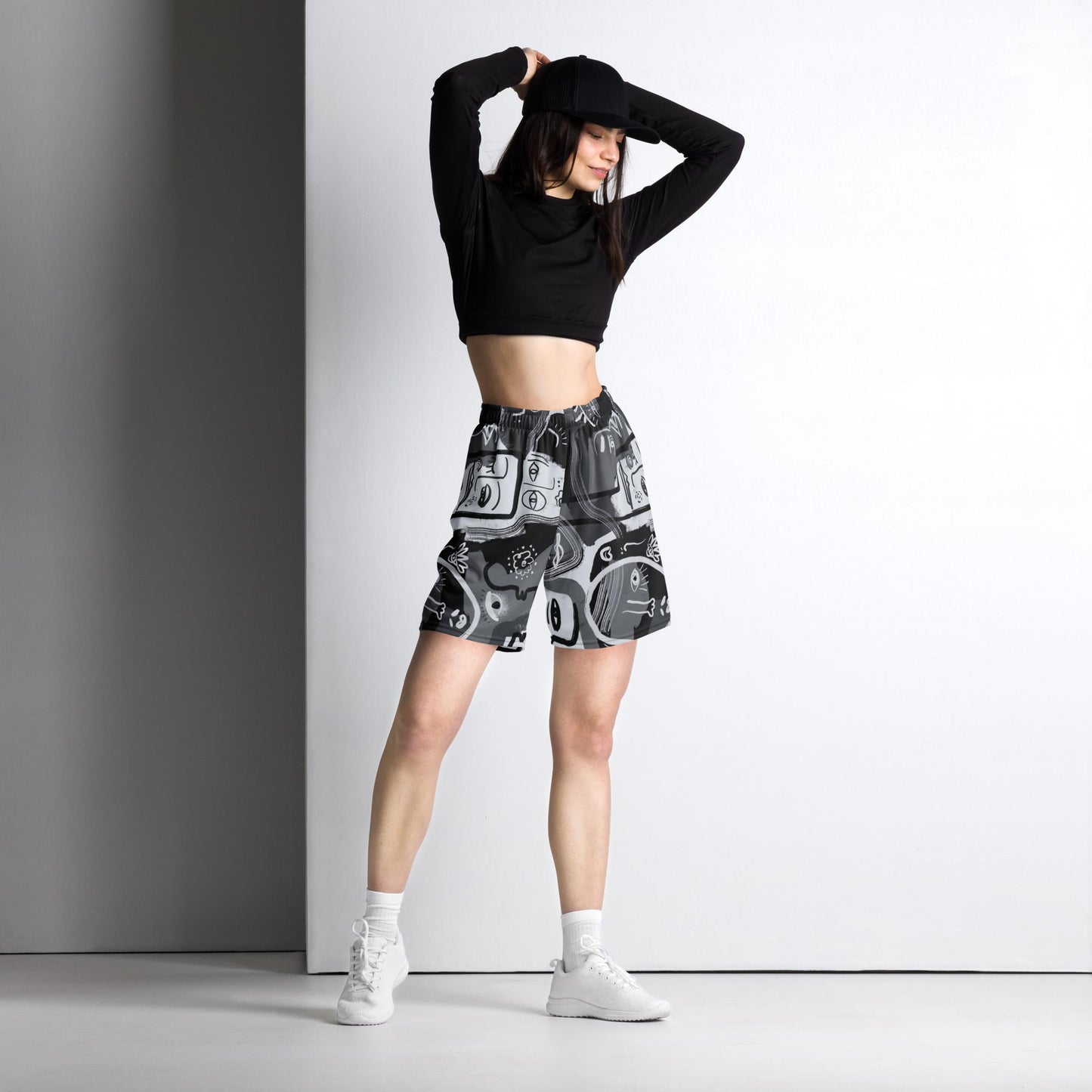 Picasso Unisex mesh shorts