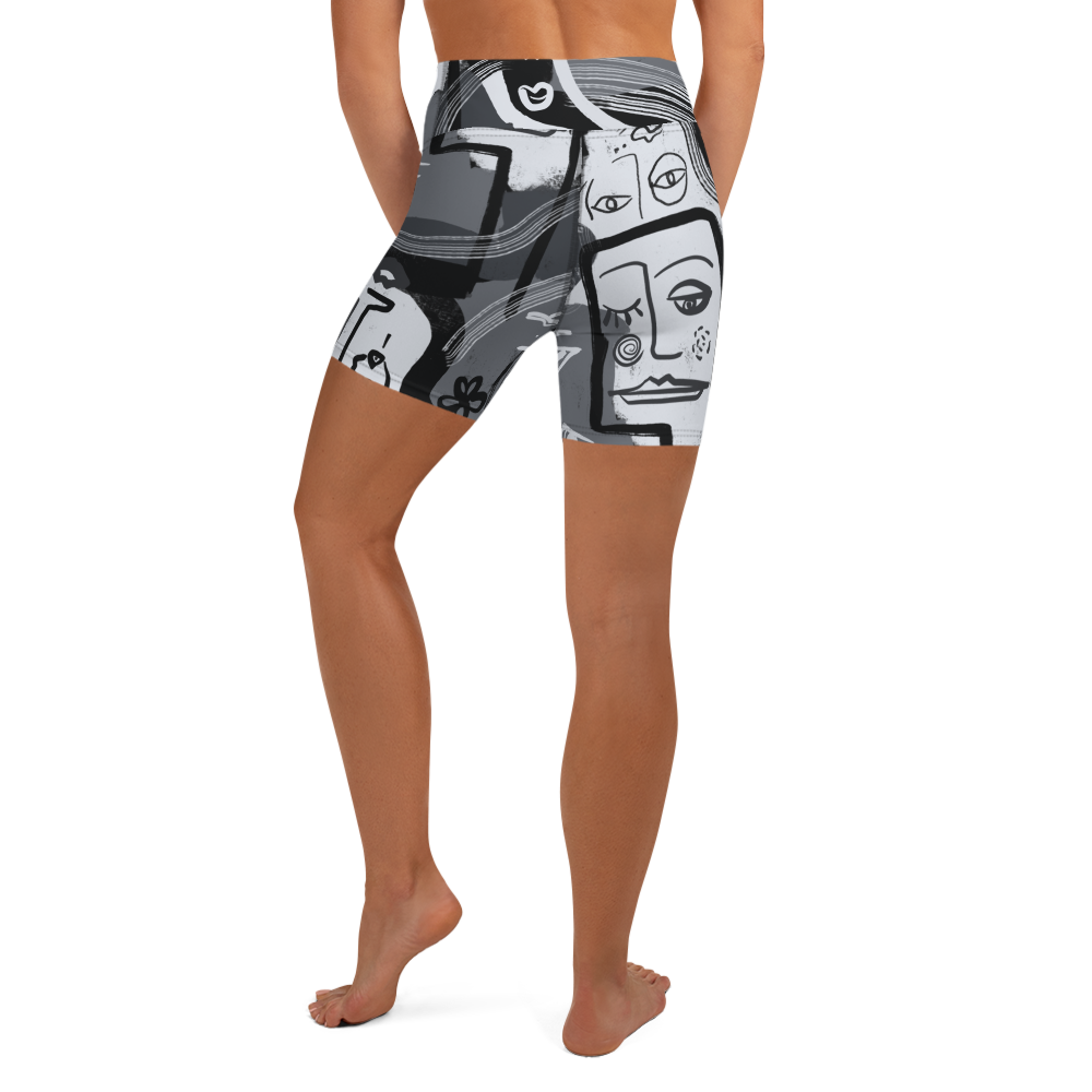 Picasso Yoga Shorts