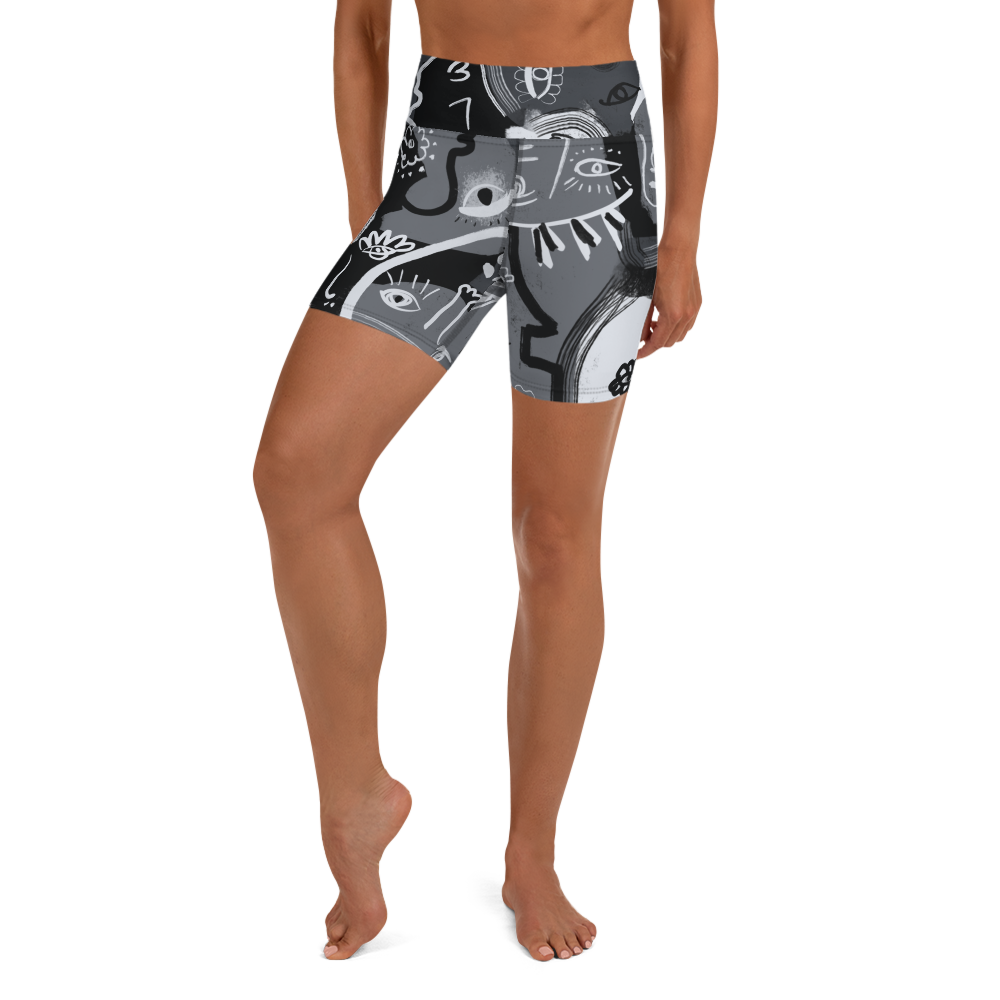 Picasso Yoga Shorts
