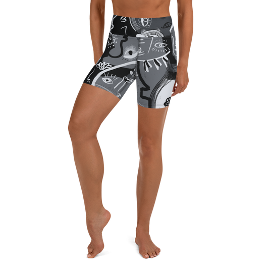 Picasso Yoga Shorts