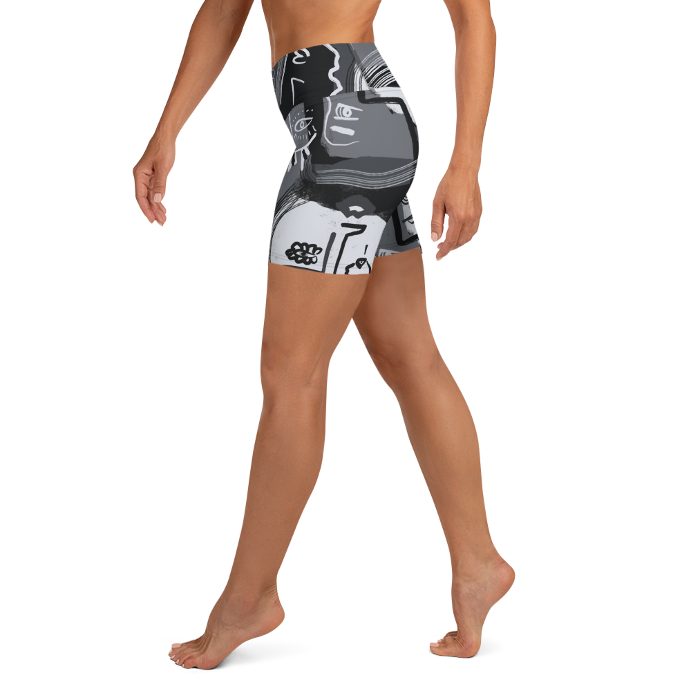 Picasso Yoga Shorts